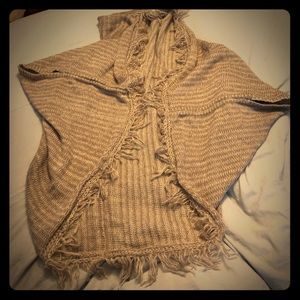 Kimono wrap cardigan.